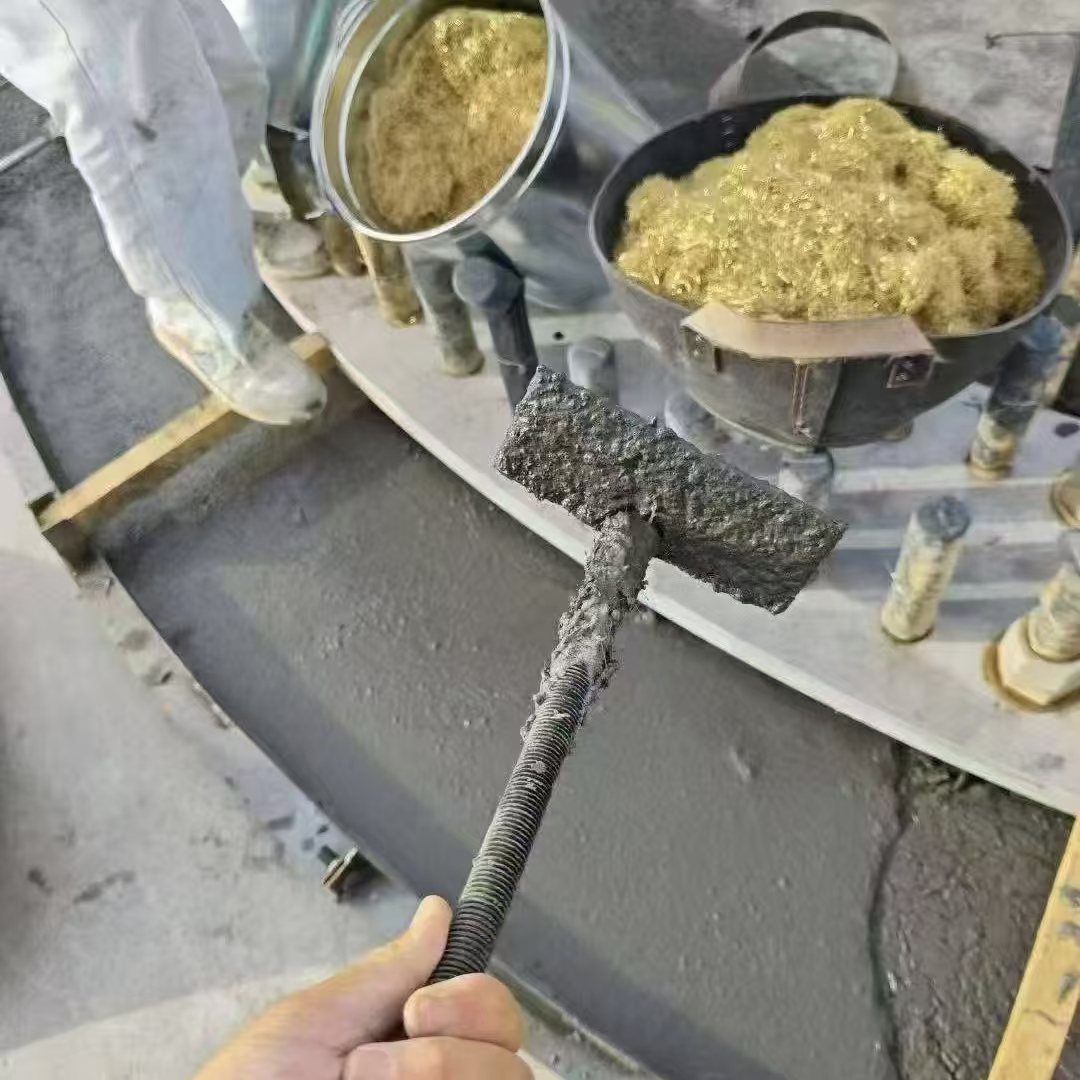 潍坊C120钢纤维高强无收灌浆料 轧机压缩机汽轮机发电机锻压设备底座灌浆材料
